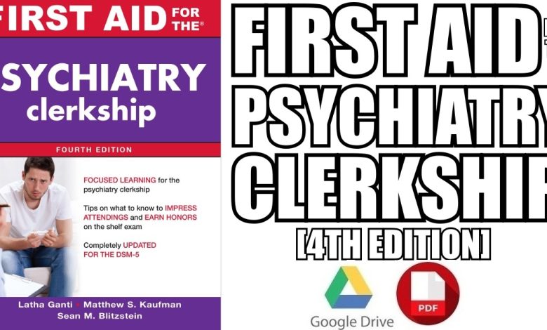 FIRST AID PSYCHIATRY PDF Free Download